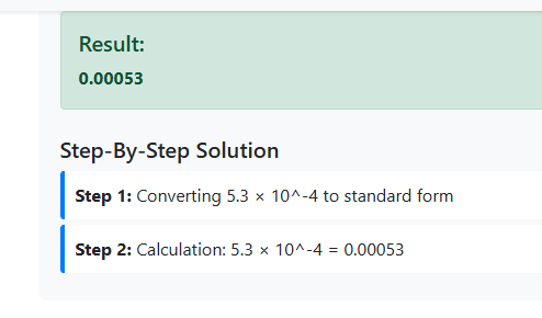 Result